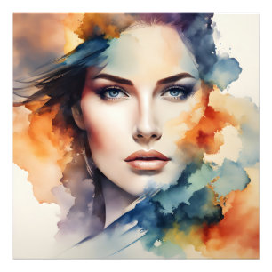 Impression Photo Double exposition art femme