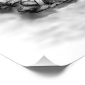 Impression Photo Dragon avec Zombie (Coin)