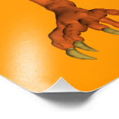 Impression Photo Dragon Citrouille d'Halloween (Coin)