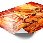 Impression Photo Dragon de feu et oeuf (Coin)