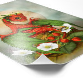 Impression Photo Dragon fraise 4x6 Imprimer (Coin)