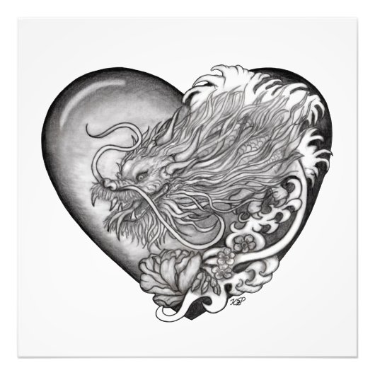 Impression Photo Dragon Heart (Devant)
