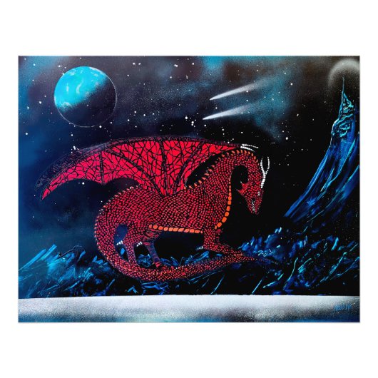 Impression Photo Dragon Rouge (Devant)