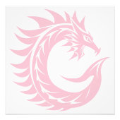 Impression Photo Dragon Styled Letter C, Dragon Alphabet, Monogram (Devant)