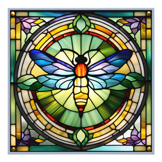Impression Photo Dragonfly en verre (Devant)