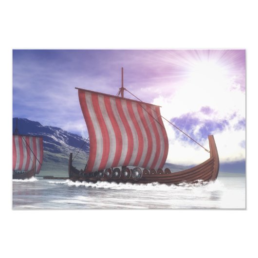 Impression Photo Drakkars (Devant)