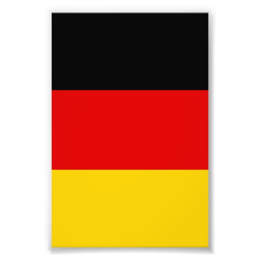 Impression Photo Drapeau allemand (Devant)