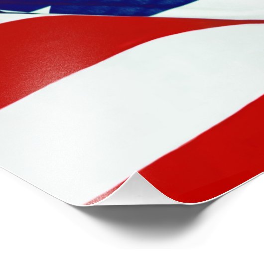 Impression Photo Drapeau américain (Coin)