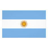 Impression Photo Drapeau Argentine (Devant)