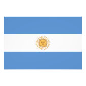 Impression Photo Drapeau Argentine (Devant)