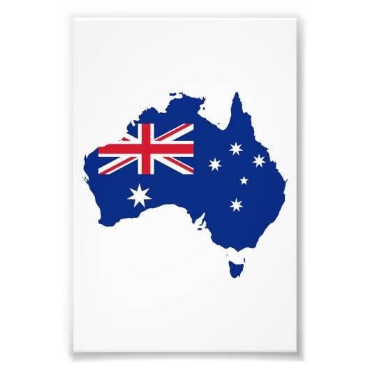 Impression Photo Drapeau australien (Devant)