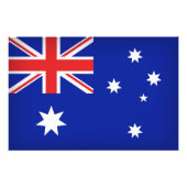 Impression Photo Drapeau australien (Devant)