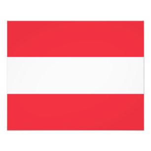 Impression Photo Drapeau Autrichien Patriotique