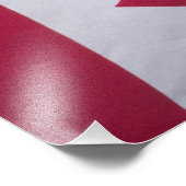 Impression Photo Drapeau canadien. (Coin)