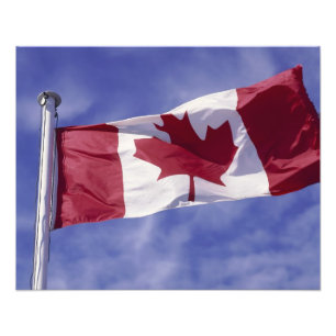 Impression Photo Drapeau canadien