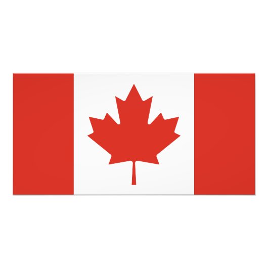 Impression Photo Drapeau canadien patriotique (Devant)
