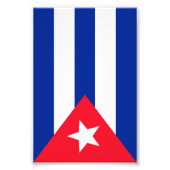 Impression Photo Drapeau Cuba (Devant)