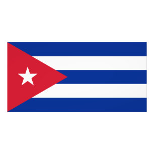 Impression Photo Drapeau cubain, La Havane, Fidel Castro, Che Gueva