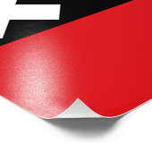 Impression Photo Drapeau d'Amsterdam (Coin)