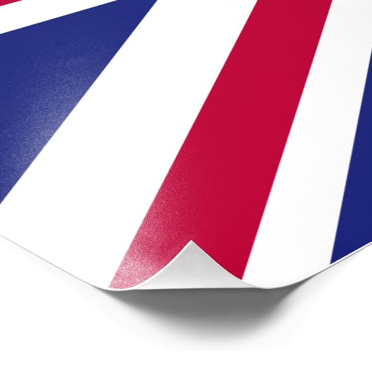 Impression Photo Drapeau d'Angleterre (Coin)