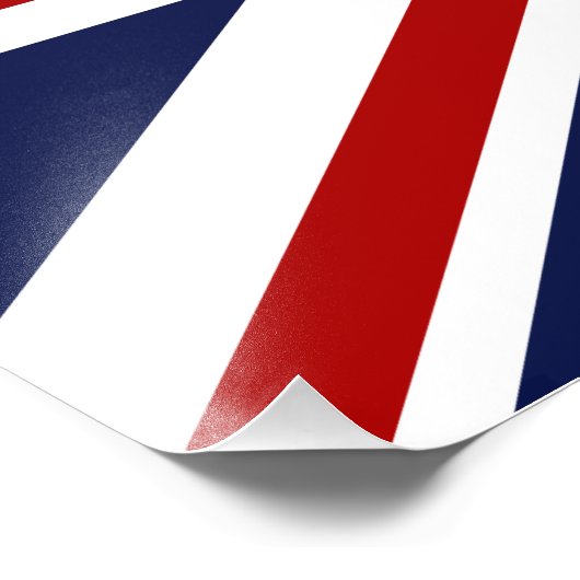 Impression Photo Drapeau d'Angleterre 3 (Coin)