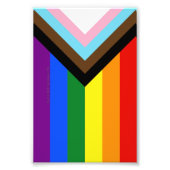 Impression Photo Drapeau de fierté Progress Pride de SlipperyJoe si (Devant)