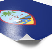 Impression Photo Drapeau de Guam (Coin)