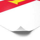 Impression Photo Drapeau de Guernsey (Coin)