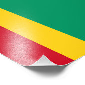 Impression Photo Drapeau de Guinée (Coin)