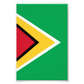 Impression Photo Drapeau de Guyana (Devant)