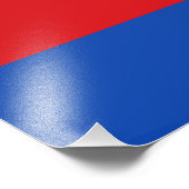 Impression Photo Drapeau de Hollande du Nord (Coin)