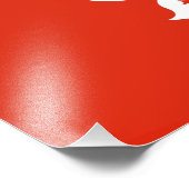 Impression Photo Drapeau de Hong Kong (Coin)