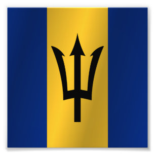 Impression Photo Drapeau de la Barbade