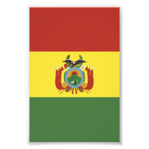 Impression Photo Drapeau de la Bolivie