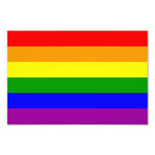 Impression Photo Drapeau de la fierté gay
