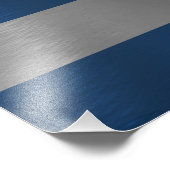 Impression Photo Drapeau de la Grèce (Coin)