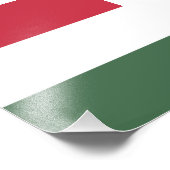 Impression Photo drapeau de la Hongrie (Coin)