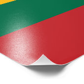 Impression Photo Drapeau de la Lituanie (Coin)