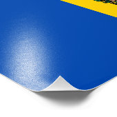 Impression Photo Drapeau de la Moldavie (Coin)