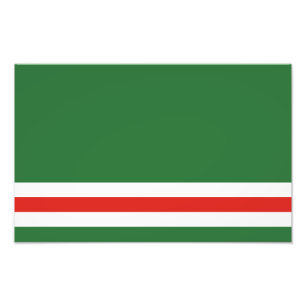 Impression Photo Drapeau de la République tchétchène d'Ichkérie