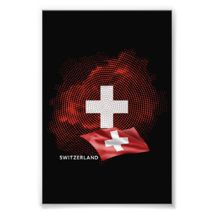 Impression Photo Drapeau de la Suisse