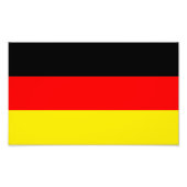 Impression Photo Drapeau de l'Allemagne (Devant)