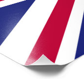 Impression Photo Drapeau de l'Angleterre (Coin)