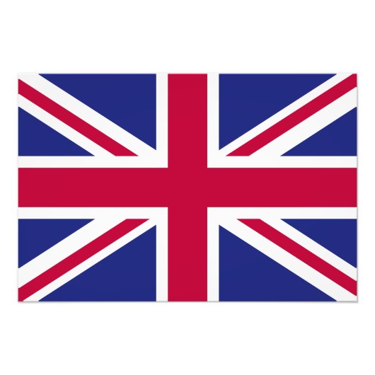 Impression Photo Drapeau de l'Angleterre (Devant)