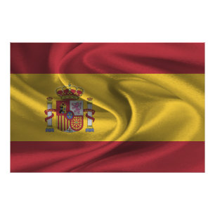 Impression Photo Drapeau de l'Espagne