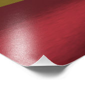 Impression Photo Drapeau de l'Espagne (Coin)