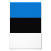 Impression Photo Drapeau de l'Estonie (Devant)