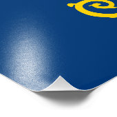 Impression Photo Drapeau de l'État de l'Idaho (Coin)