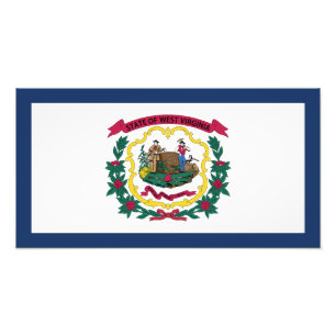 Impression Photo Drapeau de l'État de Virginie occidentale