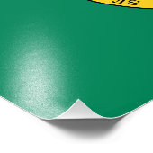 Impression Photo Drapeau de l'État de Washington (Coin)